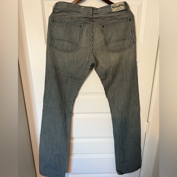 Strongholds Denim railroad print - Picture 2 of 4